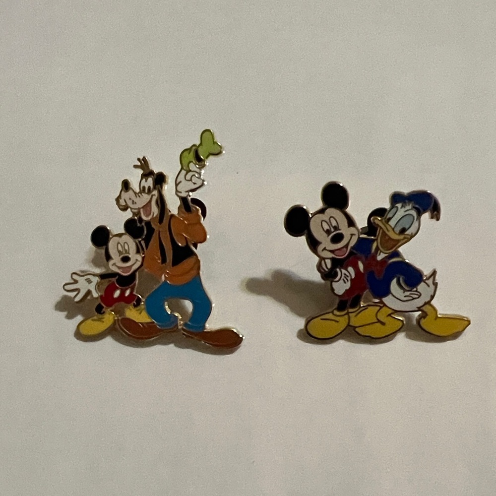 Set of Two Disney Character Enamel Pins